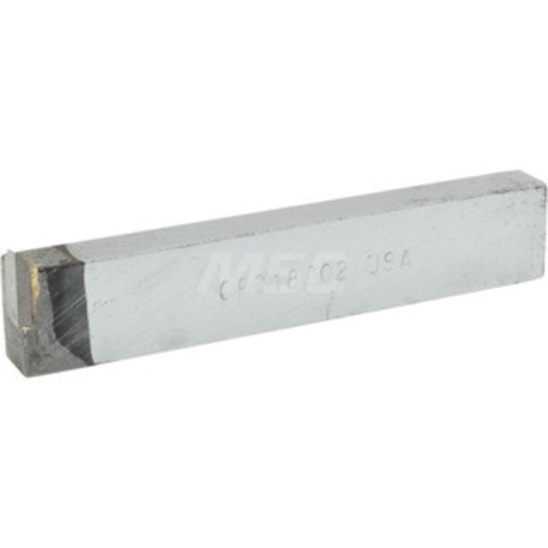 Accupro Single Point Tool Bit: 3/8” Shank Width, 3/4” Shank Height, Micrograin Solid Carbide Tipped, RH, GR, Cut-Off & Grooving GR-018002, Grade Micrograin, 0.018 Groove Width, 0.06 Depth of Cut ACC-GR018002 – 84402155
