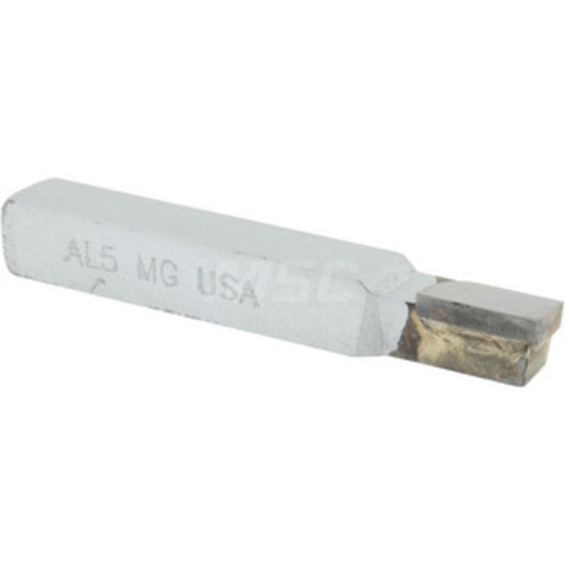 Accupro Single Point Tool Bit: 5/16” Shank Width, 5/16” Shank Height, Micrograin Solid Carbide Tipped, LH, AL, Square Shoulder Turning 2-1/4” OAL, 1/64” Nose Radius 105-MG – 64336373
