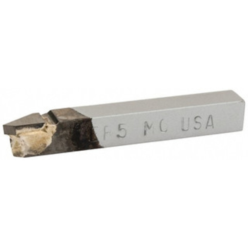 Accupro Single Point Tool Bit: 5/16” Shank Width, 5/16” Shank Height, Micrograin Solid Carbide Tipped, RH, ER, Offset Threading 2-1/4” OAL 700-MG – 64336654