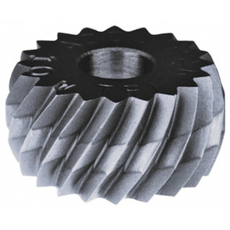 Value Collection Convex Knurl Wheel: 1/2 Dia, 90  Tooth Angle, 16 TPI, Diagonal, Cobalt 3/16 Face Width, 3/16 Hole, 30  Helix, Series EPV EPRV216 – 64817166
