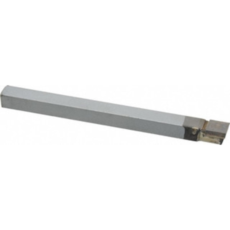 Accupro Single Point Tool Bit: 7/16” Shank Width, 7/16” Shank Height, Micrograin Solid Carbide Tipped, Neutral, C, Square Nose 6” OAL ACC-C437 – 02648160