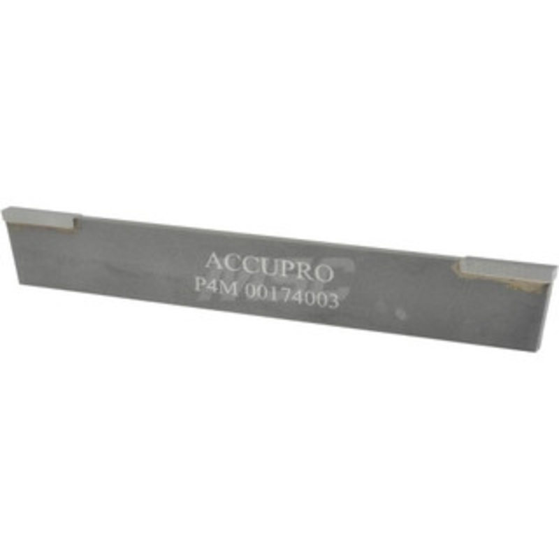 Accupro Cutoff Blade: Parallel, 5/32 Wide, 11/16 High, 5 Long Micrograin Carbide Tipped, Bright P-4-M – 00174003