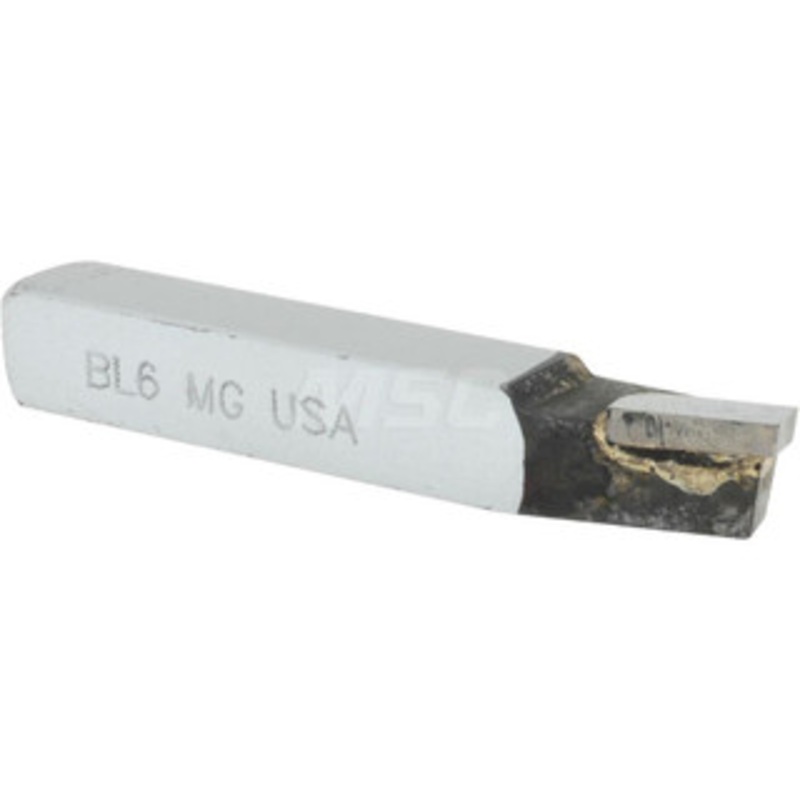 Accupro Single Point Tool Bit: 3/8” Shank Width, 3/8” Shank Height, Micrograin Solid Carbide Tipped, LH, BL, Lead Angle Turning 2-1/2” OAL, 1/64” Nose Radius 310-MG – 64336431