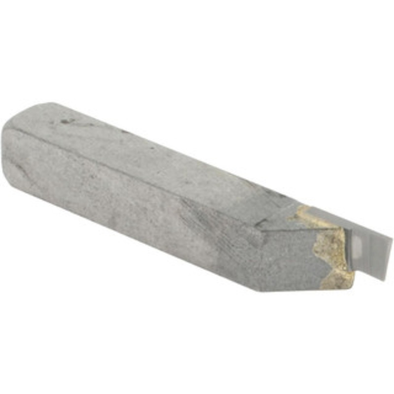 Accupro Single Point Tool Bit: 3/8” Shank Width, 3/8” Shank Height, Micrograin Solid Carbide Tipped, Neutral, GS, Cut-Off & Grooving GS-038002, Grade Micrograin, 0.038 Groove Width, 0.12 Depth of Cut ACC-GS038002 – 84404318