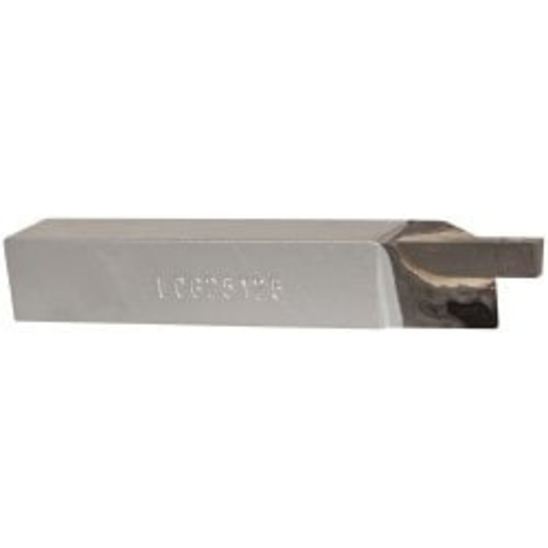 Accupro Single Point Tool Bit: 5/8” Shank Width, 5/8” Shank Height, Micrograin Solid Carbide Tipped, LH, LC, Cut-Off & Grooving 4” OAL ACC-LC625125 – 02647436