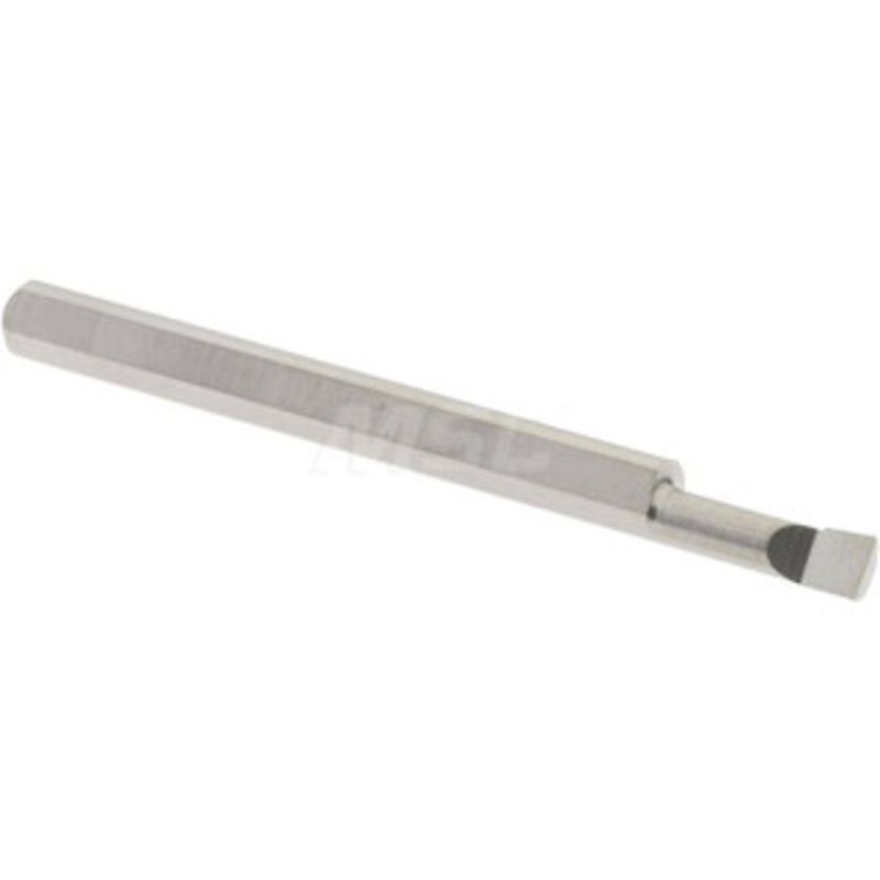 Accupro Corner Radius Boring Bar: 0.1 Min Bore, 0.3 Max Depth, Right Hand Cut, Submicron Solid Carbide 1/8 Shank Dia, 1-1/2 OAL, 0.0030 to 0.005 Corner Radius B100300R – 07107212