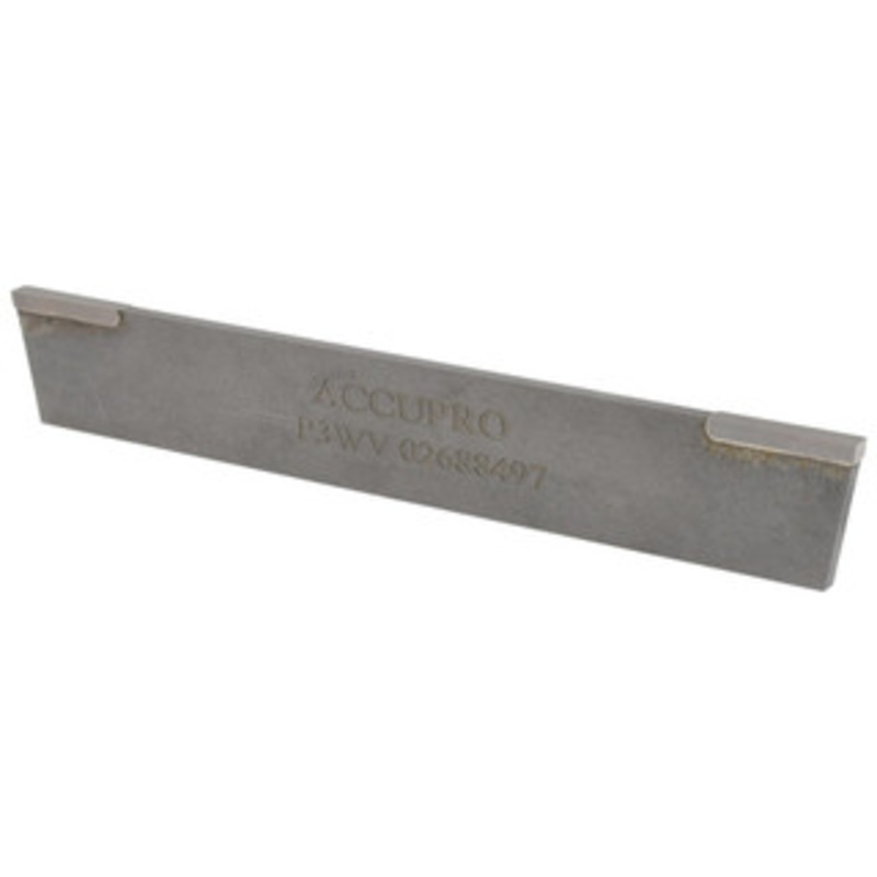 Accupro Cutoff Blade: Parallel, 1/8 Wide, 3/4 High, 5 Long Micrograin Carbide Tipped, Bright P-3W-V – 02688497