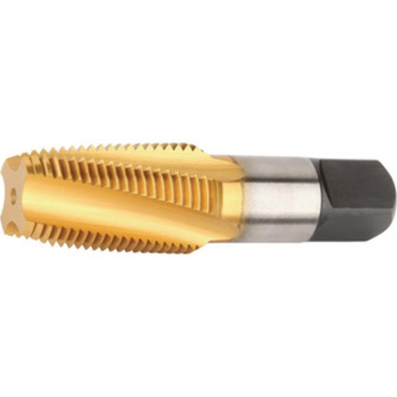 WIDIA Spiral Flute Pipe Taps, Thread Size (Inch): 1-11-1/2, Overall Length (Decimal Inch): 3.7500, Overall Length (Inch): 3-3/4, Chamfer: Semi-Bottoming, Thread Standard: NPTF, Flute Direction: Right Hand 5629890 – 83170407