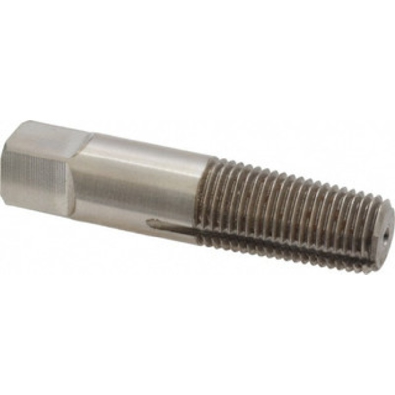 Balax 1/4-18 NPTF, Bright Finish, High Speed Steel, Thread Forming Pipe Tap 2-7/16 Inch Overall Length, 1-1/16 Inch Thread Length, 9/16 Inch Shank Diameter, 7/16 Inch Square Length, 0.421 Inch Square Size, Series BXPT 02310-000 – 49720774