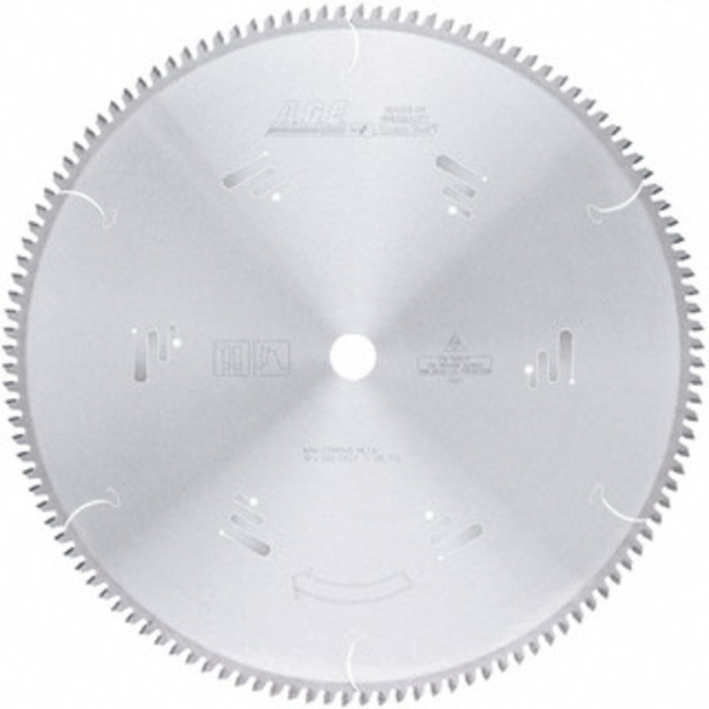Amana Tool Wet & Dry Cut Saw Blade: 18 Dia, 1 Arbor Hole, 120 Teeth Aluminum & Non-Ferrous Metal, Round Arbor MD18-125 – 94276748