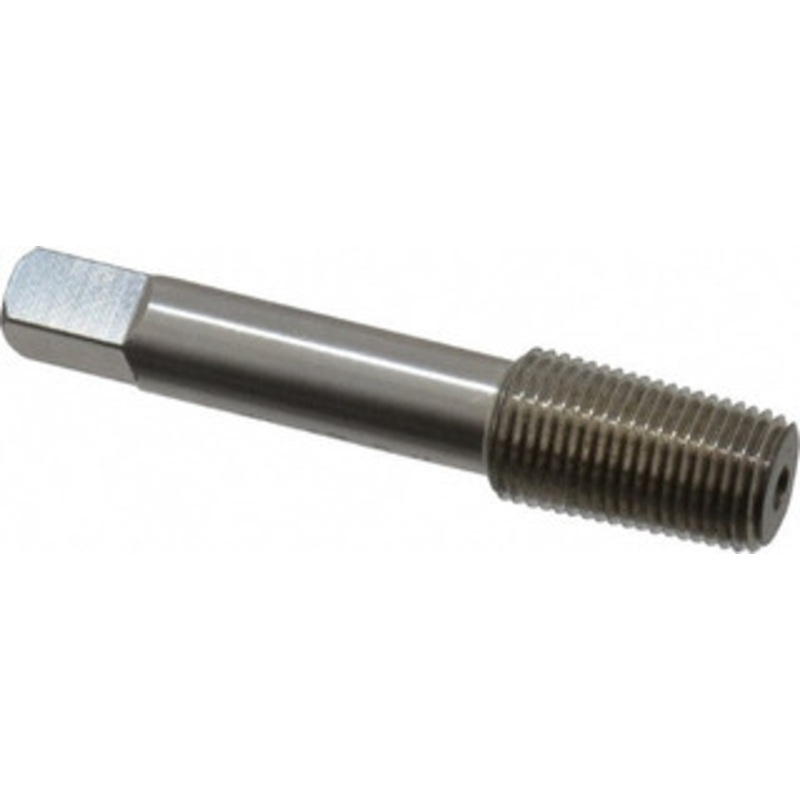 Balax 1/8-27 NPT, Bright Finish, High Speed Steel, Thread Forming Pipe Tap 2-1/8 Inch Overall Length, 3/4 Inch Thread Length, 5/16 Inch Shank Diameter, 3/8 Inch Square Length, 0.234 Inch Square Size, Series BXPT 02100-000 – 49720642