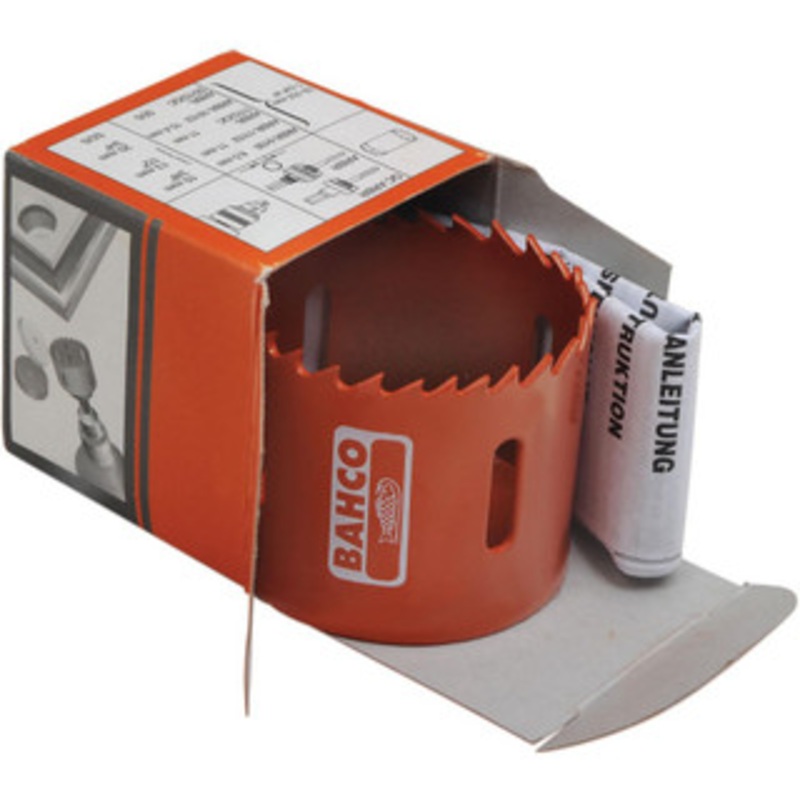 Bahco Hole Saws, Hole Saw Compatibility: Power Drills, Saw Diameter (Inch): 2-1/8, Saw Material: Bi-Metal, Cutting Depth (Inch): 1-1/2, Cutting Edge Style: Toothed BAH383054VIP – 89305478
