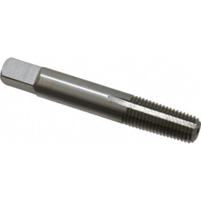 Balax 1/16-27 NPT, Bright Finish, High Speed Steel, Thread Forming Pipe Tap 2-1/8 Inch Overall Length, 11/16 Inch Thread Length, 5/16 Inch Shank Diameter, 3/8 Inch Square Length, 0.234 Inch Square Size, Series BXPT 02000-000 – 49720584