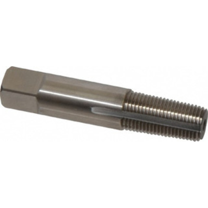 Balax 1/8-27 NPTF, Bright Finish, High Speed Steel, Thread Forming Pipe Tap 2-1/8 Inch Overall Length, 3/4 Inch Thread Length, 7/16 Inch Shank Diameter, 3/8 Inch Square Length, 0.328 Inch Square Size, Series BXPT 02210-000 – 49720717