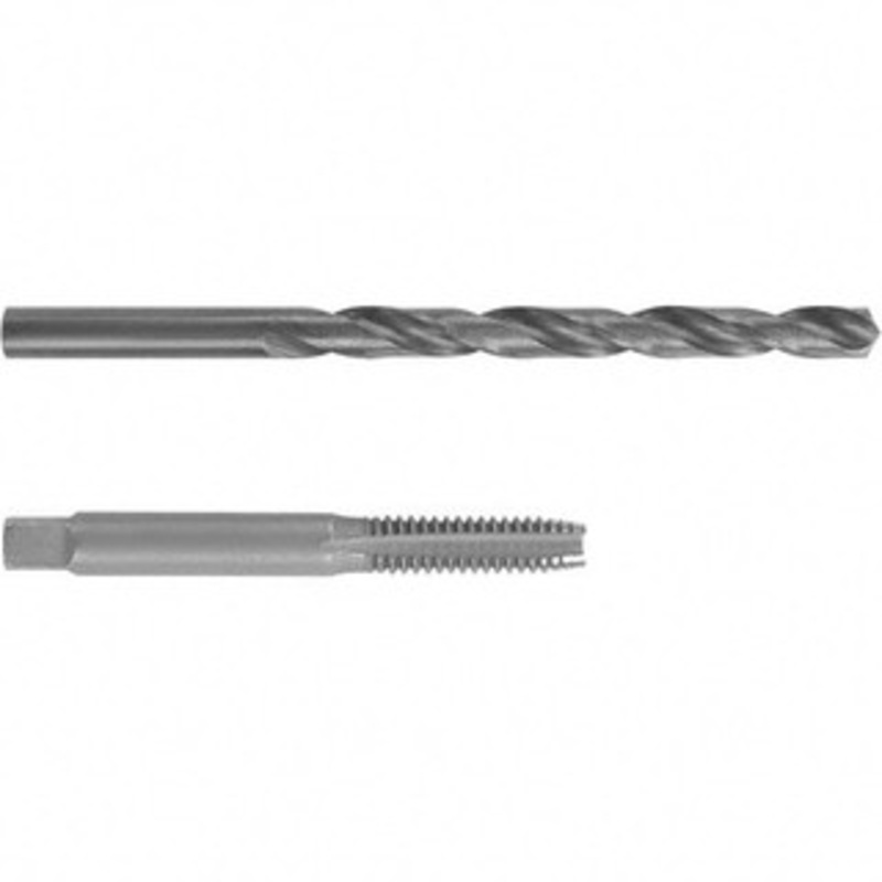 Bosch Tap & Drill Set: 5/16-18 Taps, F Drills High Carbon Steel, Oxide Finish, Plug Chamfer, 2 pc BDT516F18 – 20025706