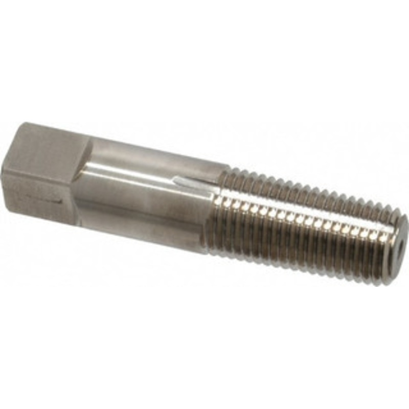 Balax 1/4-18 NPT, Bright Finish, High Speed Steel, Thread Forming Pipe Tap 2-7/16 Inch Overall Length, 1-1/16 Inch Thread Length, 9/16 Inch Shank Diameter, 7/16 Inch Square Length, 0.421 Inch Square Size, Series BXPT 02300-000 – 49720766