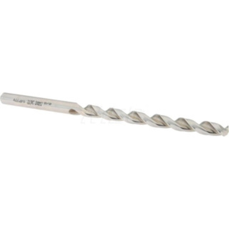 Accupro 11/32 130 Parabolic Flute Vanadium High Speed Steel Taper Length Drill Bit Bright Finish, 4-17/32 Flute Length, 6-7/8 OAL, Split Point, Straight Shank 1100873-AC – 85947174