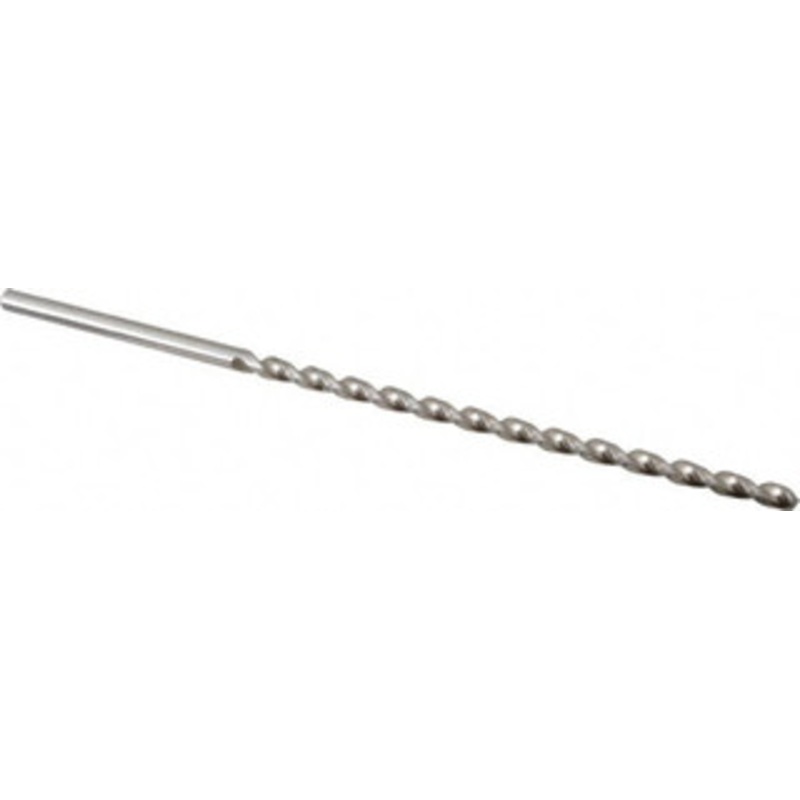 Accupro 7/64 130 Parabolic Flute Vanadium High Speed Steel Taper Length Drill Bit Bright Finish, 2-19/32 Flute Length, 3-15/16 OAL, Split Point, Straight Shank 1100278-AC – 85945939