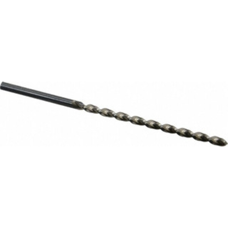 Walter Titex 3/16 130 Parabolic Flute High Speed Steel Taper Length Drill Bit Oxide Finish, 3-7/16 Flute Length, 5-3/16 OAL, Standard Point, Straight Shank, Series A1522 5061891 – 01465129