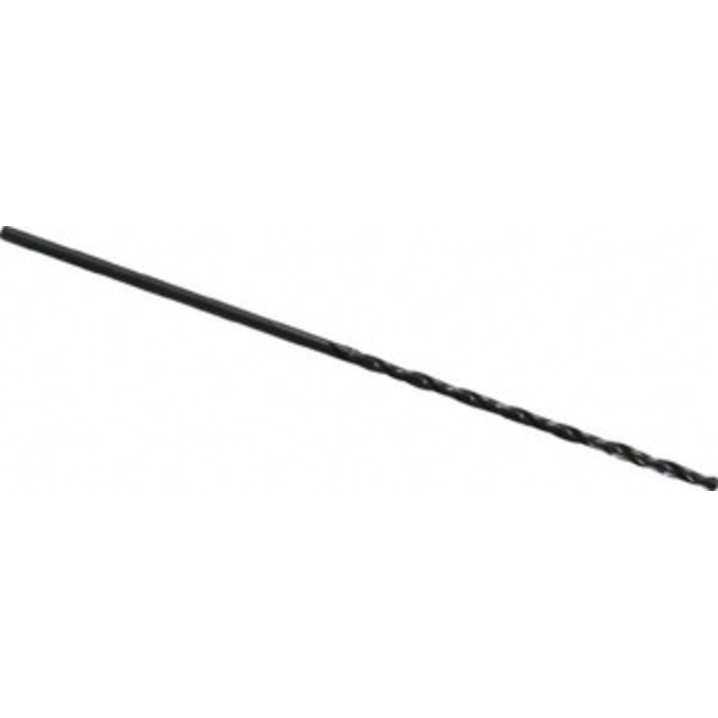 Chicago-Latrobe 5/64 118 Spiral Flute High Speed Steel Taper Length Drill Bit Oxide Finish, 2 Flute Length, 3-3/4 OAL, Standard Point, Straight Shank, Series 120 49705 – 81400053