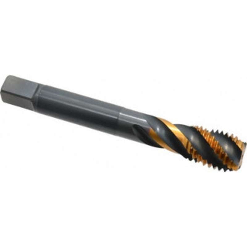 Walter Titex 23/32 130 Parabolic Flute Vanadium High Speed Steel Screw Machine Drill Bit Bright Finish, Right Hand Cut, 2-33/64 Flute Length, 5 OAL, Split Point, Straight Shank 5153744 – 01254994