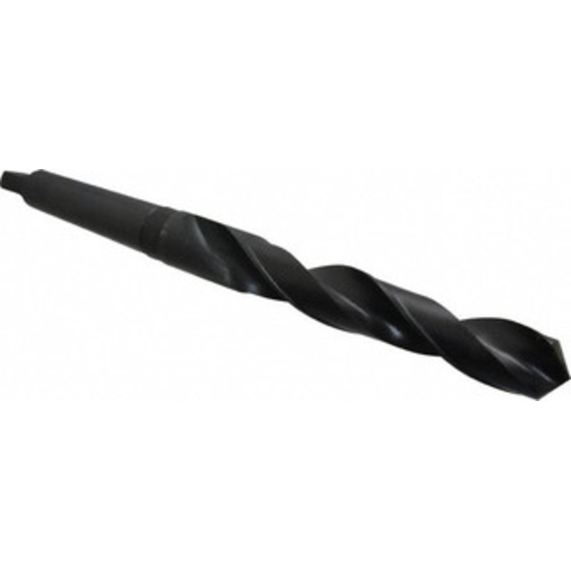 Chicago-Latrobe 1-3/8, 4MT 118 Point High Speed Steel Taper Shank Drill Bit Oxide Finish, 8-7/8 Flute Length, 14-1/2 OAL, Spiral Flute, Series 110 53188 – 81541245