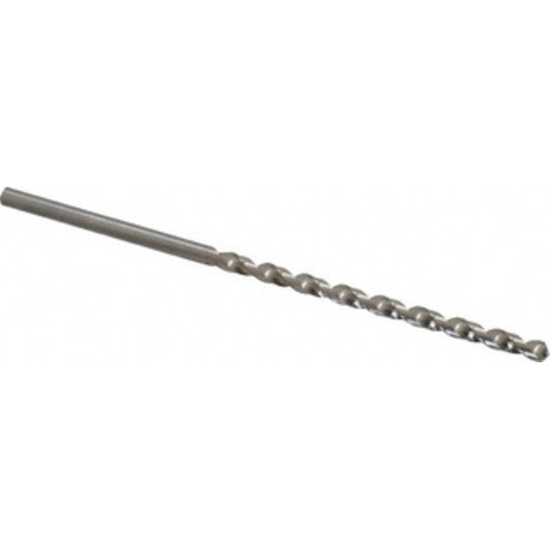 Chicago-Latrobe 13/64 118 Spiral Flute High Speed Steel Taper Length Drill Bit Bright Finish, 3-5/8 Flute Length, 6 OAL, Standard Point, Straight Shank, Series 120B 50113 – 81554131
