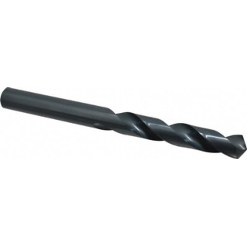 Chicago-Latrobe 31/32 118 Spiral Flute High Speed Steel Taper Length Drill Bit Oxide Finish, 6-3/8 Flute Length, 11 OAL, Standard Point, Straight Shank, Series 120 49762 – 81400624