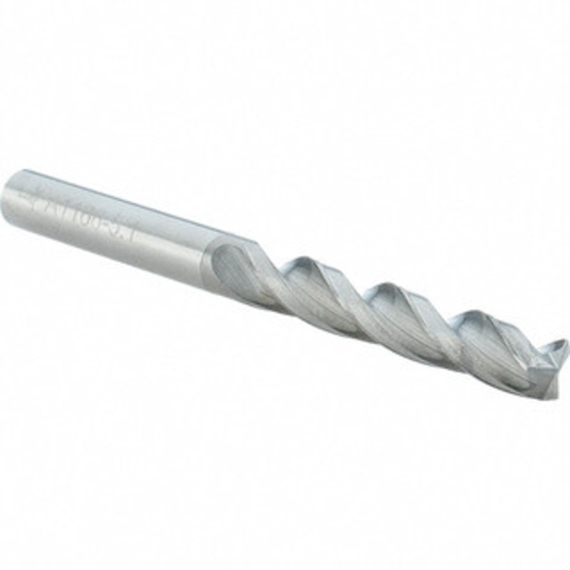 Walter Titex 5.1mm 150 Spiral Flute Solid Carbide Screw Machine Drill Bit Bright Finish, Right Hand Cut, 35mm Flute Length, 62mm OAL, Maximiza Point, Straight Shank 5057876 – 79648853