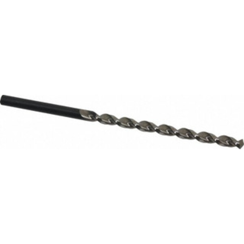 Walter Titex 6.8mm 130 Parabolic Flute High Speed Steel Taper Length Drill Bit Oxide Finish, 4-1/64 Flute Length, 6-9/64 OAL, Standard Point, Straight Shank, Series A1522 5061926 – 51797777
