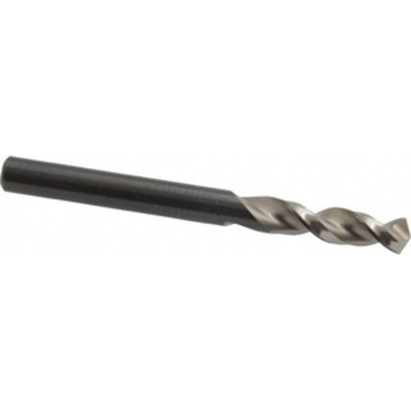 Walter Titex 0.2362 130 Parabolic Flute Vanadium High Speed Steel Screw Machine Drill Bit Bright Finish, Right Hand Cut, 28mm Flute Length, 2-19/32 OAL, Split Point, Straight Shank 5057213 – 01423482