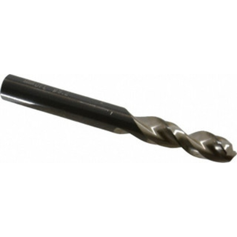 Walter Titex 0.3622 130 Parabolic Flute Vanadium High Speed Steel Screw Machine Drill Bit Bright Finish, Right Hand Cut, 1-9/16 Flute Length, 3-5/16 OAL, Split Point, Straight Shank 5057248 – 01424449