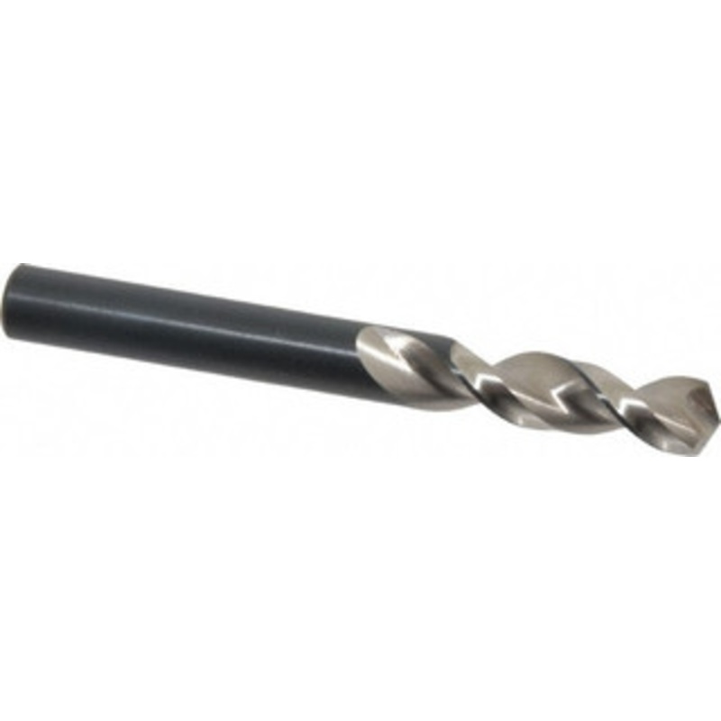 Walter Titex 3/8 130 Parabolic Flute Vanadium High Speed Steel Screw Machine Drill Bit Bright Finish, Right Hand Cut, 1-11/16 Flute Length, 3-1/2 OAL, Split Point, Straight Shank 5057188 – 01420249