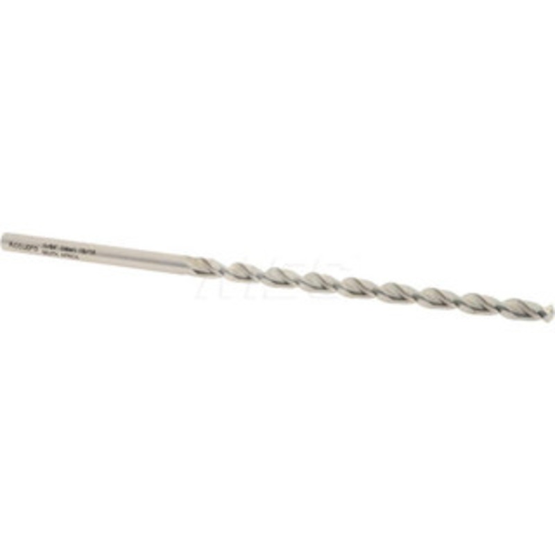 Accupro 11/64 130 Parabolic Flute Vanadium High Speed Steel Taper Length Drill Bit Bright Finish, 3-7/32 Flute Length, 4-31/32 OAL, Split Point, Straight Shank 1100437-AC – 85946317
