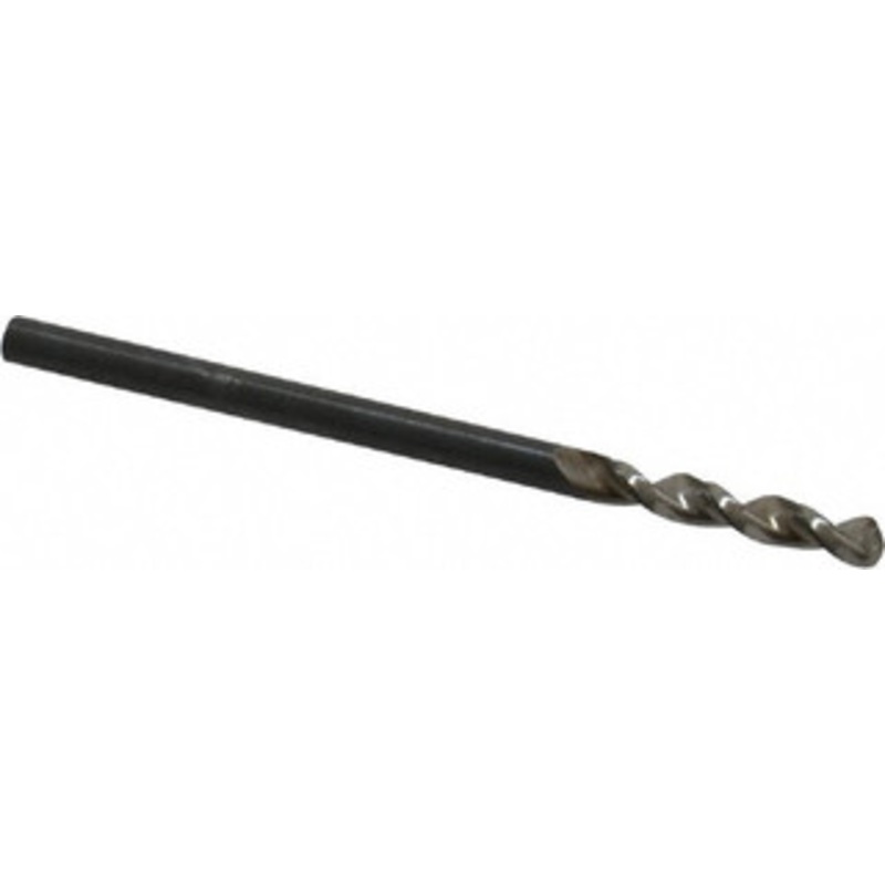 Walter Titex 3/32 130 Parabolic Flute Vanadium High Speed Steel Screw Machine Drill Bit Bright Finish, Right Hand Cut, 14mm Flute Length, 1-11/16 OAL, Split Point, Straight Shank 5057186 – 01420066