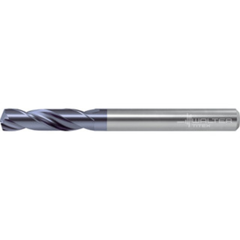 Walter Titex Screw Machine Length Drill Bit, 1.50 mm Dia, 140 deg Point, Solid Carbide, 32.00 mm OAL, Right Hand, Straight-Cylindrical Shank, Series DC160-03-F1 7781104 – 12246492