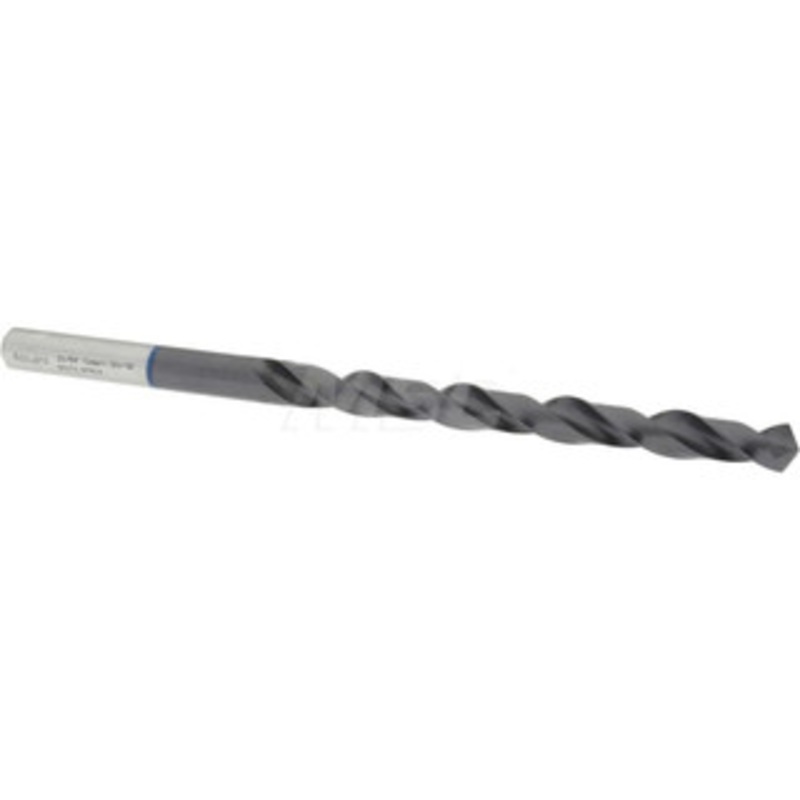 Accupro 25/64 118 Spiral Flute Vanadium High Speed Steel Taper Length Drill Bit TiAlN Finish, 121mm Flute Length, 184mm OAL, Faceted Point, Straight Shank 1BT0992-AC – 05495502