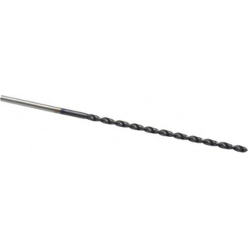 Accupro 3/32 118 Spiral Flute Vanadium High Speed Steel Taper Length Drill Bit TiAlN Finish, 62mm Flute Length, 95mm OAL, Split Point, Straight Shank 1BT0238-AC – 05494463
