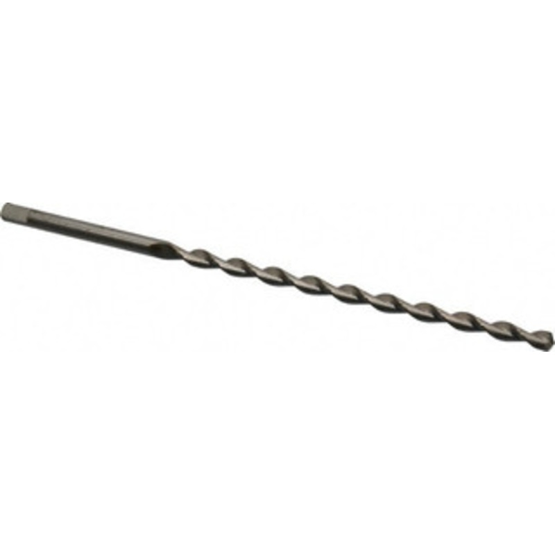 Chicago-Latrobe 13/64 135 Parabolic Flute High Speed Steel Taper Length Drill Bit Bright Finish, 4-3/8 Flute Length, 6 OAL, Split Point, Tanged Shank, Series 120DH 68813 – 80907132