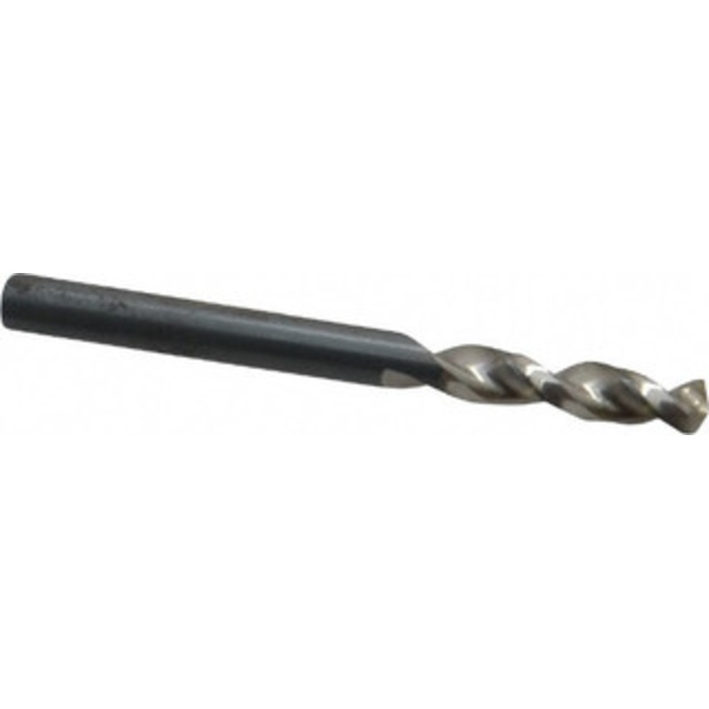 Walter Titex 0.2047 130 Parabolic Flute Vanadium High Speed Steel Screw Machine Drill Bit Bright Finish, Right Hand Cut, 1-1/32 Flute Length, 2-7/16 OAL, Split Point, Straight Shank 5057202 – 01423243