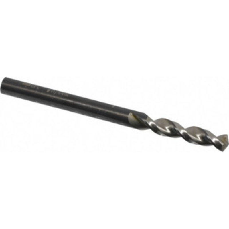 Walter Titex 11/64 130 Parabolic Flute Vanadium High Speed Steel Screw Machine Drill Bit Bright Finish, Right Hand Cut, 15/16 Flute Length, 2-9/32 OAL, Split Point, Straight Shank 5057133 – 01420116