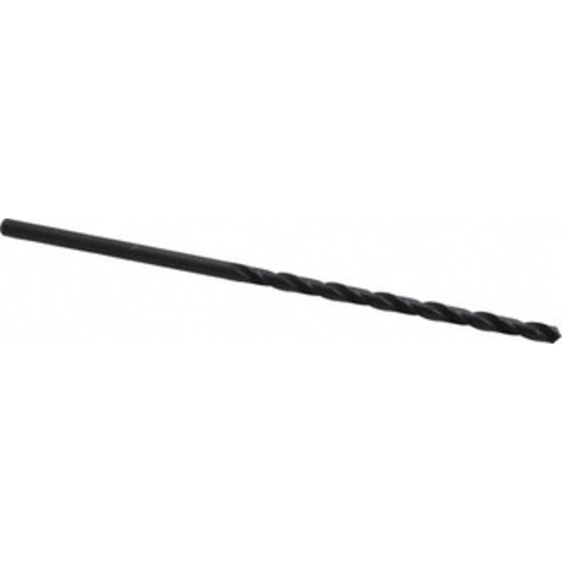 Chicago-Latrobe 3/16 118 Spiral Flute High Speed Steel Taper Length Drill Bit Oxide Finish, 3-3/8 Flute Length, 5-3/4 OAL, Standard Point, Straight Shank, Series 120 49712 – 81400129