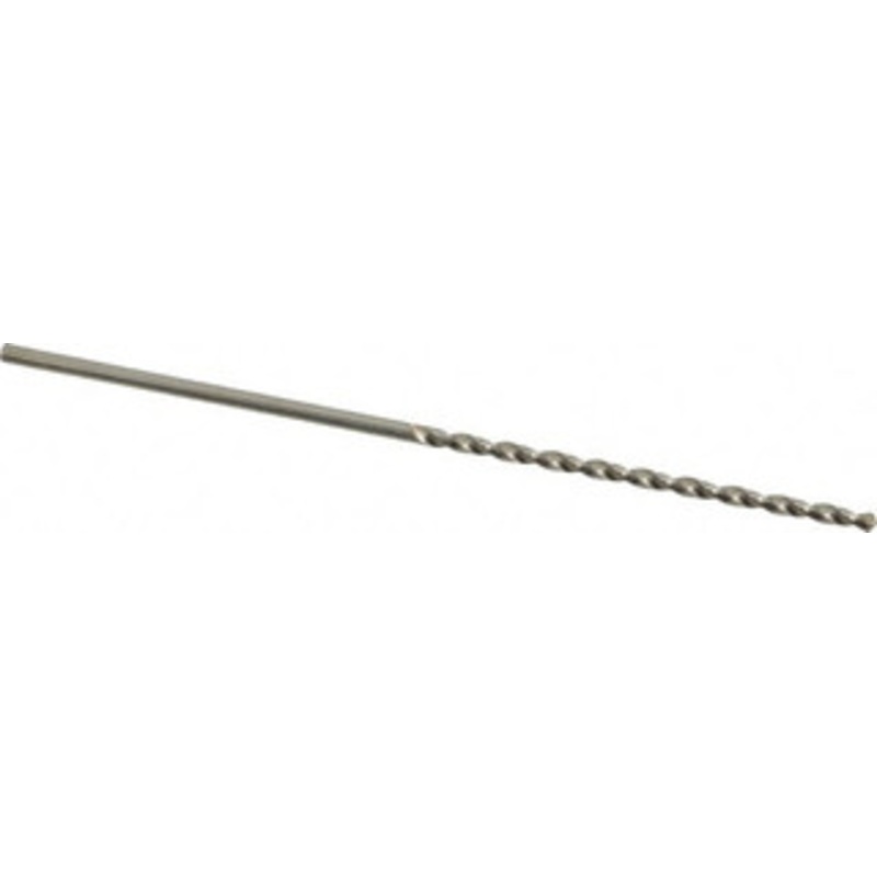 Chicago-Latrobe 3/32 118 Spiral Flute High Speed Steel Taper Length Drill Bit Bright Finish, 2-1/4 Flute Length, 4-1/4 OAL, Standard Point, Straight Shank, Series 120B 50106 – 81554065