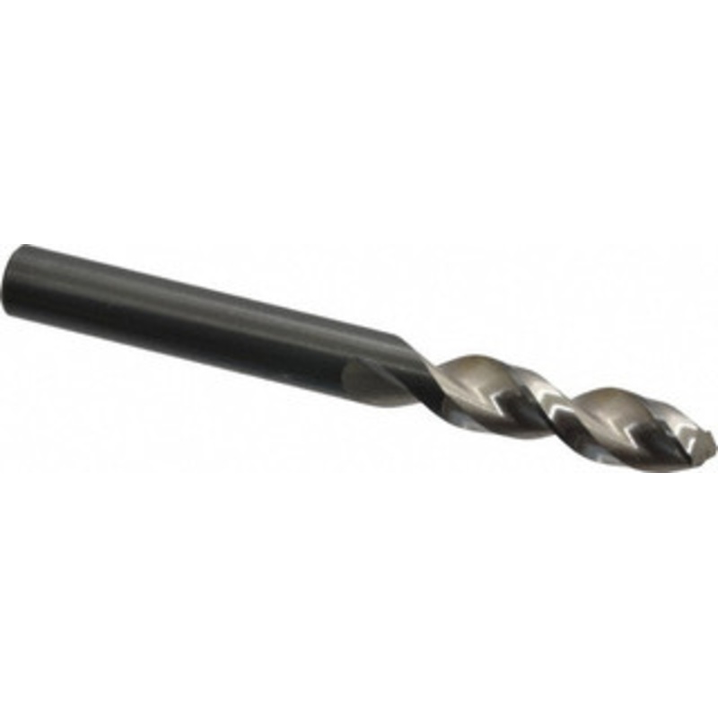 Walter Titex 11/32 130 Parabolic Flute Vanadium High Speed Steel Screw Machine Drill Bit Bright Finish, Right Hand Cut, 1-9/16 Flute Length, 3-5/16 OAL, Split Point, Straight Shank 5057132 – 01420223