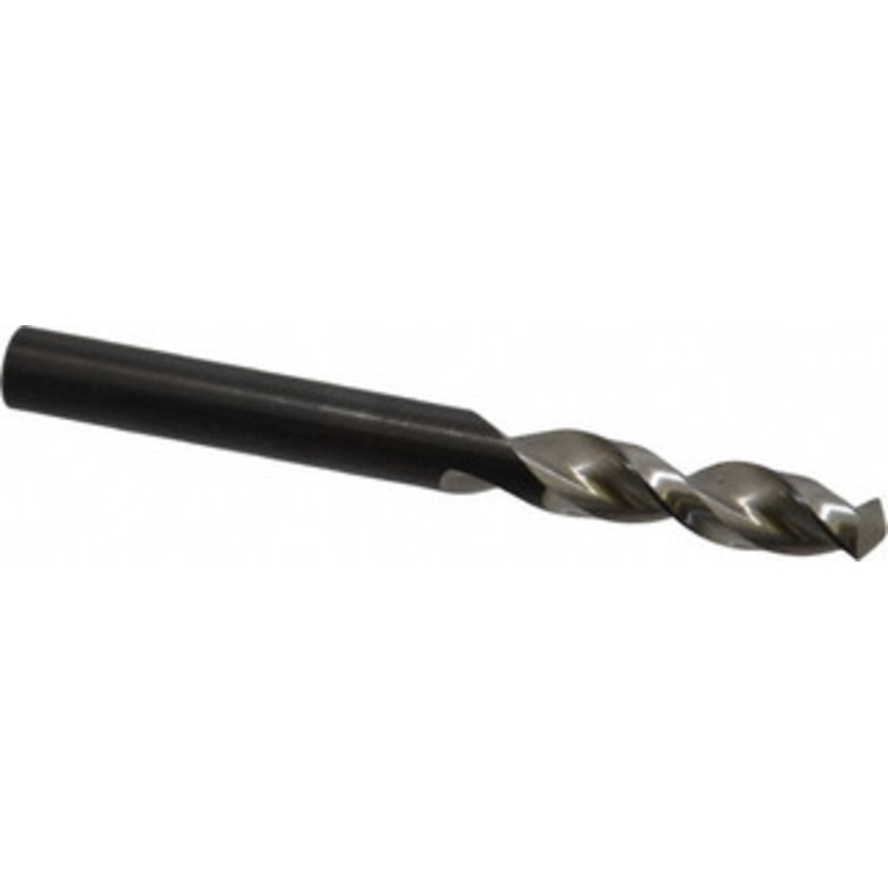 Walter Titex 9/32 130 Parabolic Flute Vanadium High Speed Steel Screw Machine Drill Bit Bright Finish, Right Hand Cut, 34mm Flute Length, 2-29/32 OAL, Split Point, Straight Shank 5057256 – 01420181