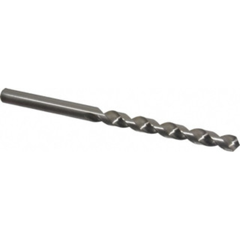 Chicago-Latrobe 1/2 118 Spiral Flute High Speed Steel Taper Length Drill Bit Bright Finish, 4-3/4 Flute Length, 7-3/4 OAL, Standard Point, Straight Shank, Series 120B 50132 – 81554321