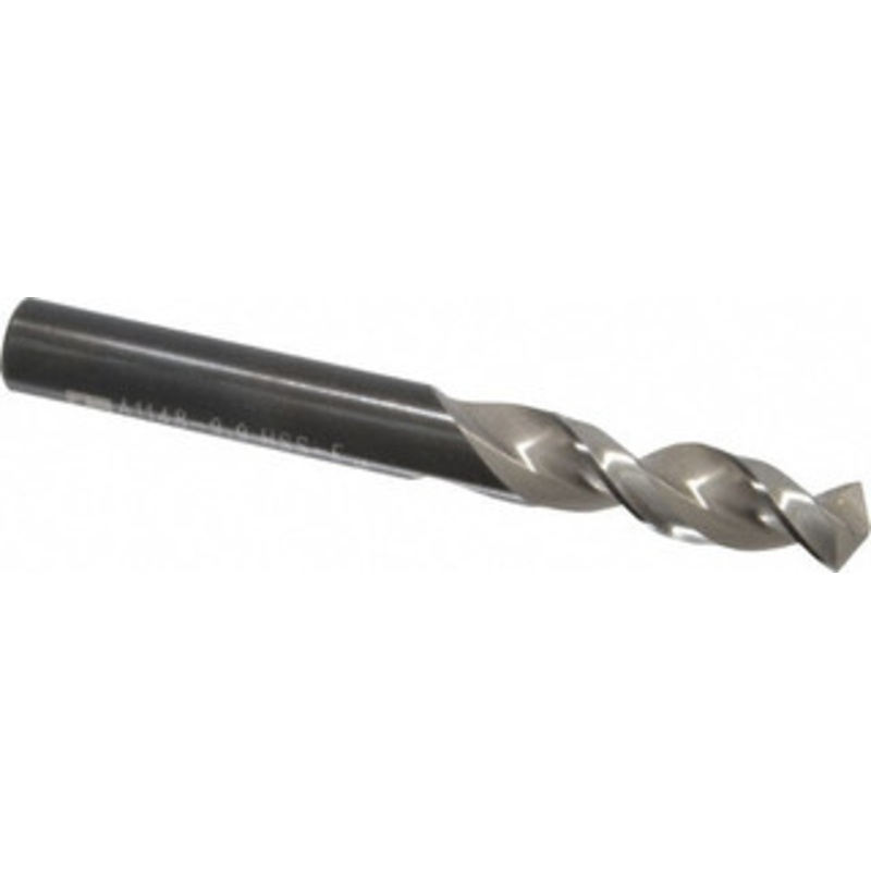 Walter Titex 0.3898 130 Parabolic Flute Vanadium High Speed Steel Screw Machine Drill Bit Bright Finish, Right Hand Cut, 1-11/16 Flute Length, 3-1/2 OAL, Split Point, Straight Shank 5057255 – 01424654