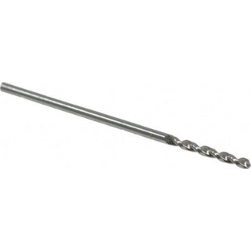 Walter Titex 3/64 130 Parabolic Flute Vanadium High Speed Steel Screw Machine Drill Bit Bright Finish, Right Hand Cut, 5/16 Flute Length, 1-3/16 OAL, Split Point, Straight Shank 5057187 – 01420033