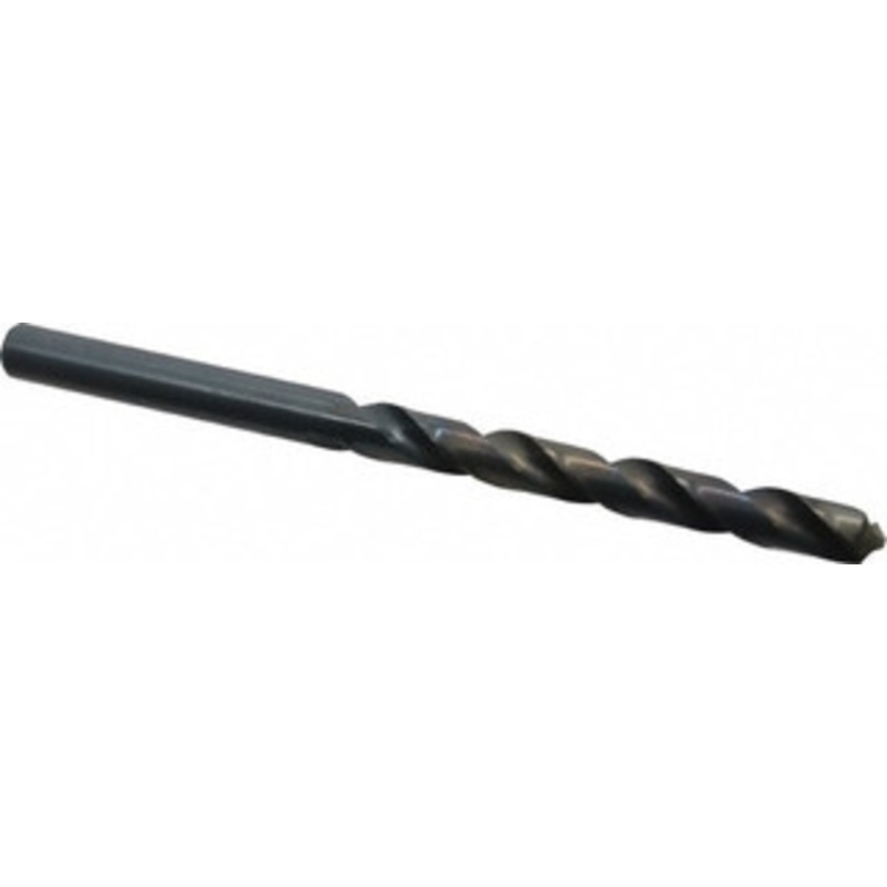 Chicago-Latrobe 1/2 118 Spiral Flute High Speed Steel Taper Length Drill Bit Oxide Finish, 4-3/4 Flute Length, 7-3/4 OAL, Standard Point, Straight Shank, Series 120 49732 – 81400327
