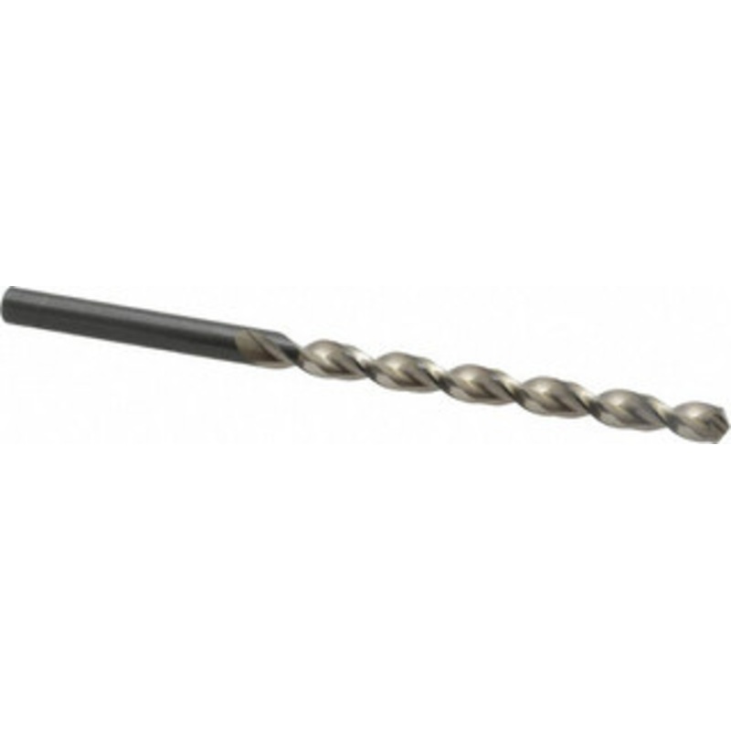 Walter Titex 23/64 130 Parabolic Flute High Speed Steel Taper Length Drill Bit Oxide Finish, 4-17/32 Flute Length, 6-7/8 OAL, Standard Point, Straight Shank, Series A1522 5061877 – 01465236
